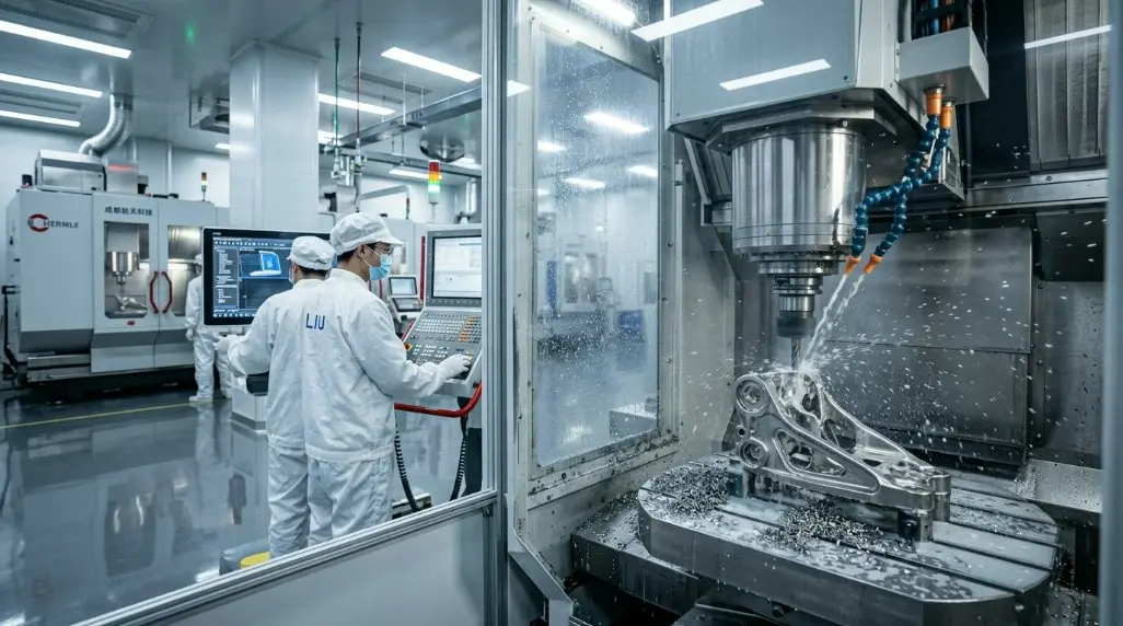 2026년 항공우주용 고급 CNC 가공: AS9100 Rev E 규정 준수 및 중국용 AI 견적 소싱 가이드